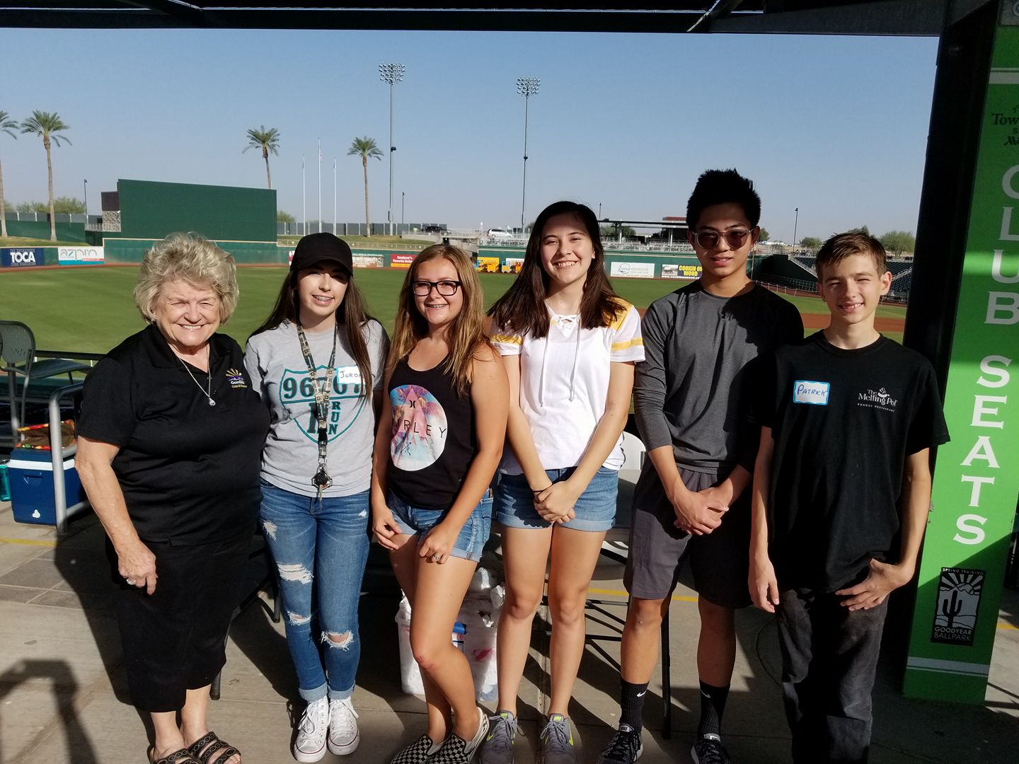 Youth Commission Helping Friends of the Library