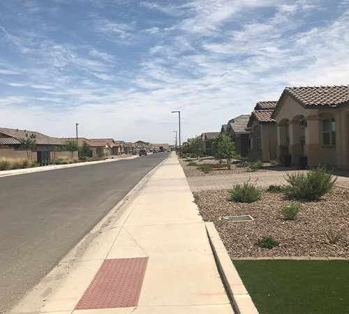 STR, short-term rental, street, houses